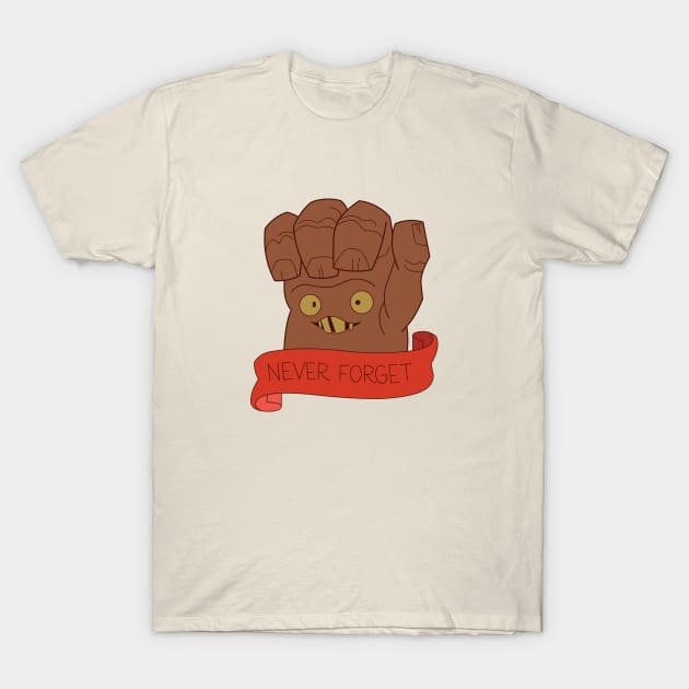 Clayface Hand T-Shirt by mavgagliano